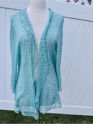 Roz & Ali Lightweight Open Front Cardigan thumbnail 5