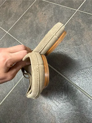 Jason Wu Meeky Suede Leather Backless Slip On Mules Slides Womens Shoes Tan 8 thumbnail 4