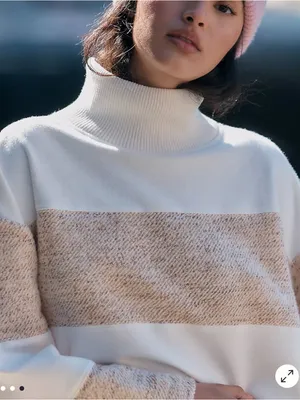 Like New Anthropologie Daily Practice Oversized Mixed Texture Sweater XS thumbnail 3