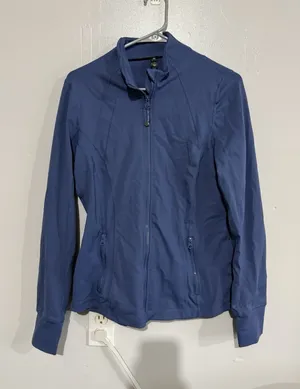 90 Degree By Reflex Women's Navy Fitted Performance "Define" Jacket Size L‎ Blue Size L thumbnail 1