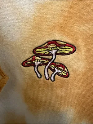 Empyre Psychedelic Mushroom “So Far Gone” Tie Dye Hoodie Large thumbnail 3