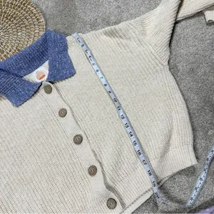 Daily Practice by Anthropologie Knit Lounge Set Sweater Cardigan & Shorts M thumbnail 14