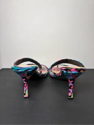 floral sandals mid-heel sandals size 10 thumbnail 6
