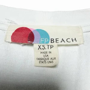 Free People FP Beach Women's XS Dandelion Mini‎ Dress Cutout White Short Sleeve Euro Summer thumbnail 9