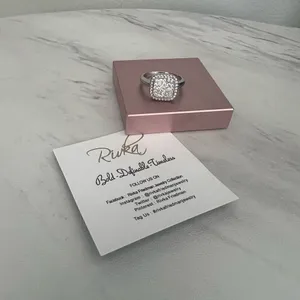 RIVKA FRIEDMAN Twisted Bezel Pavé CZ Ring, Silver Rhodium Plated, Size 6,‎ NWT thumbnail 5
