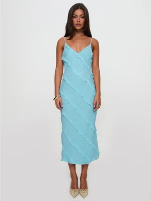 Princess Polly Lars Maxi Dress – Turquoise – US 10 thumbnail 9
