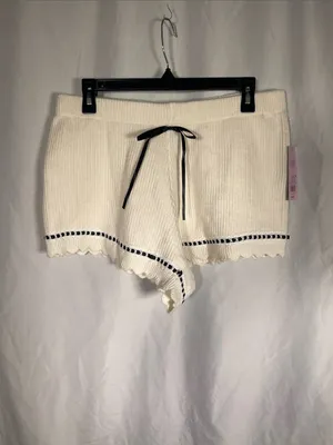Wild Fable Womens Cream Lace Trim Micro Shorts Large New thumbnail 2