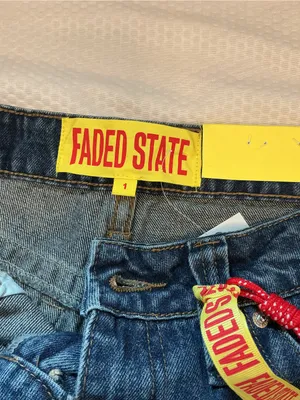 Dark Blue Wide-Leg Jeans with Studded Swirl Detail thumbnail 2