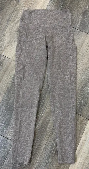 Aerie Womens High Waisted Leggings XS Taupe Heather Yoga Activewear Athletic thumbnail 1