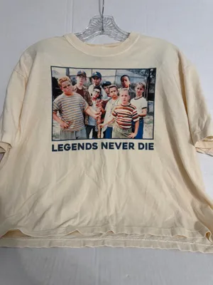 Comfort Colors Legends Never Die The Sandlot Movie Cast Graphic T Shirt thumbnail 1