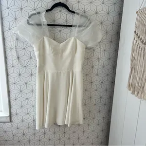 Amanda Uprichard Lovely Dress Ivory thumbnail 5