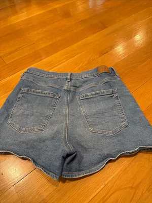 American Eagle outfitters super high-rise relaxed jeans shorts size 8. thumbnail 9