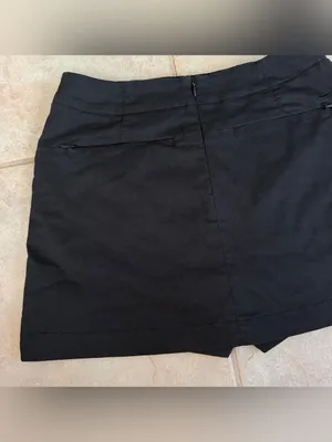 Nike Golf Skort Womens XS Black Stretch Skirt Built In Shorts Pockets thumbnail 6