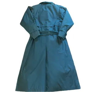 Vtg 70s London‎ Fog Women’s 6P Blue Trench Coat USA Removable Lining Petite Belt thumbnail 3