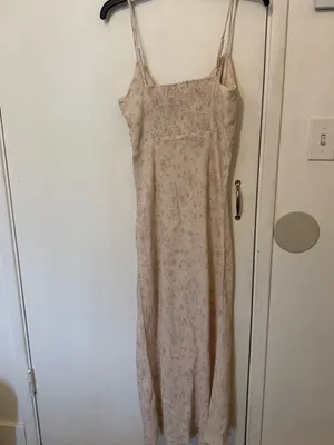 Wilfred Pale Beige Floral Slip Dress thumbnail 2
