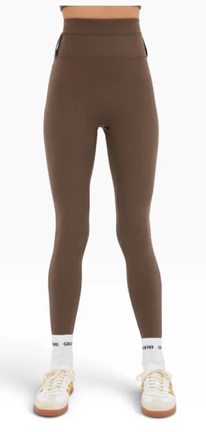 girlfriend collective Earth Brown High-Rise Compression Leggings Size Large thumbnail 1