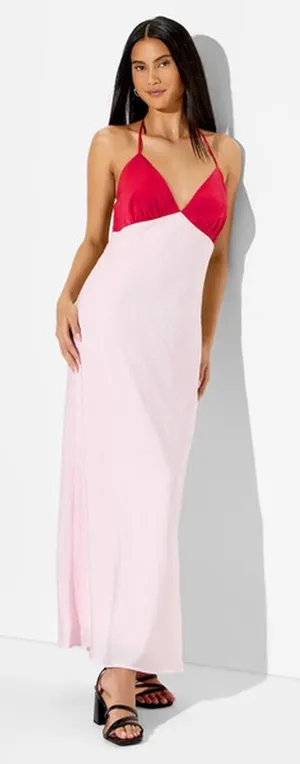 Wild Fable Women's Triangle Cup Maxi Dress, XXS thumbnail 1
