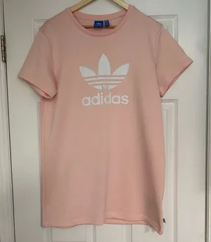 Adidas Light Pink Mesh Dress‎ Size Medium thumbnail 1