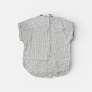 Lauren Ralph Lauren‎ Women’s Blue Striped Button Down Shirt thumbnail 4
