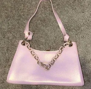 ZARA vintage shoulder bag pink thumbnail 1
