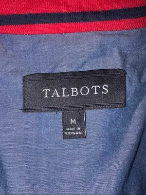 Talbots Vintage Nautical-style Striped Knit Blazer, Medium thumbnail 5
