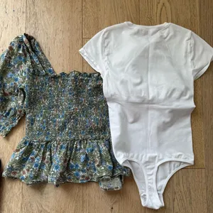 Bundle Aerie American Eagle Mango Button Up Cardigan Bodysuit Size Small Black thumbnail 9