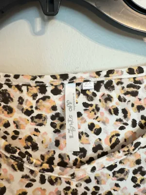Animal print pajamas set 2X Pink thumbnail 4