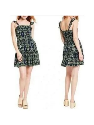 AGUABENITA Blue Floral for Target Dress Size 1X NEW NWOT thumbnail 2