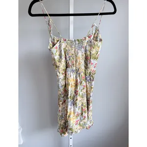 Reformation Floral Viscose Smocked Slip Midi Dress Size 6 thumbnail 2
