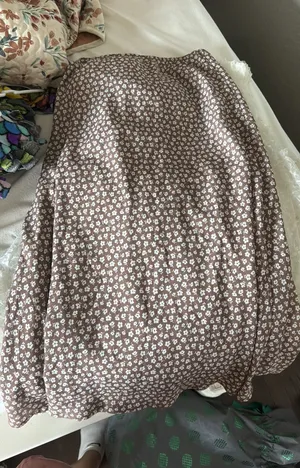 brown floral maxi skirt Size XS thumbnail 1