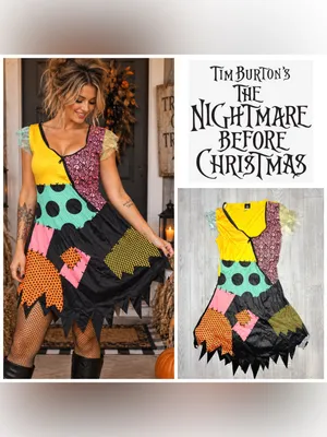 Nightmare before Christmas sally Halloween costume womens standard size cosplay thumbnail 2