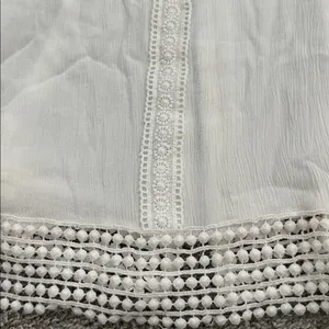 Gimmicks by BKE Off White Lace-Trim Cami Tank Top thumbnail 11