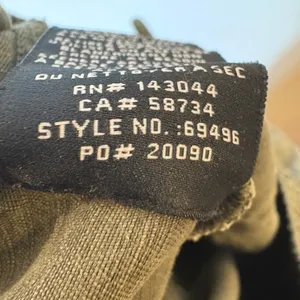 7 For All Mankind Olive Green Cargo Jogger Pants Cotton Lyocell‎ Size Large thumbnail 8