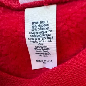 The Midwest Girl (TM) size XS Red Cropped Sweatshirt thumbnail 5