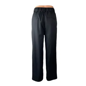 Urban Outfitters Women's Black Pleated High Rise Wide Leg Trousers Pants Size S thumbnail 4