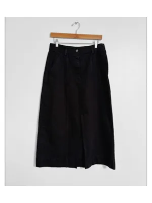 Mara Hoffmann Nikita Organic Cotton Jean Midi Skirt thumbnail 2