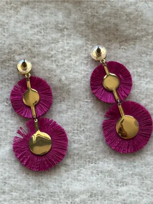 BaubleBar Mariette Fringe Drop Earrings thumbnail 3