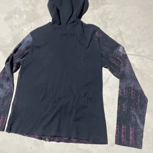 Women's Y2K Vanilla Sugar Grunge Style Full Zip Black Hoodie Size M Goth Emo thumbnail 8