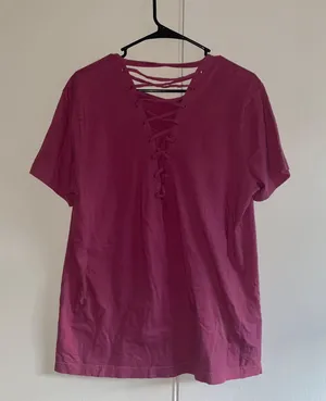 Corset back PINK shirt thumbnail 3