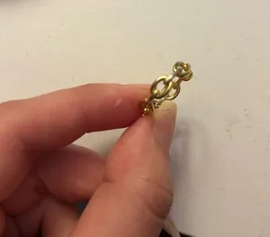 Evry Jewels Gold Chain Link Ring Size 6 thumbnail 3