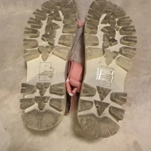Charles David Pink Platform Chunky Sandals sz 7.5 strappy tropical beach thumbnail 5