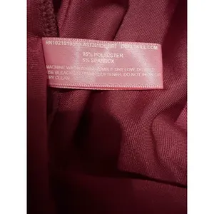 Dolls Kill Sugar Thrillz Valentine Wish Mini Dress Burgundy Women'S Size‎ Medium thumbnail 11