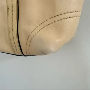 Coach Tan Leather Tote with Double Straps thumbnail 9