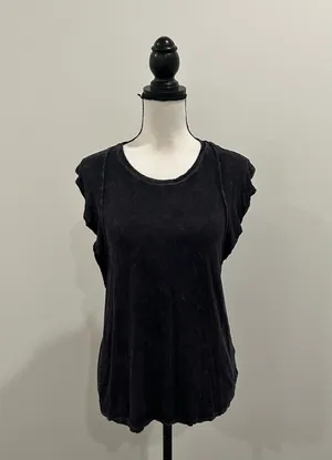 Free People Movement Weathered Ruffle Tee thumbnail 1