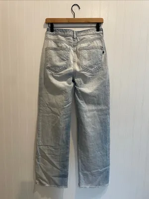 ANTHROPOLOGIE | PILCRO The Joey High-Rise Relaxed Jeans Light Wash Denim Size 25 thumbnail 6