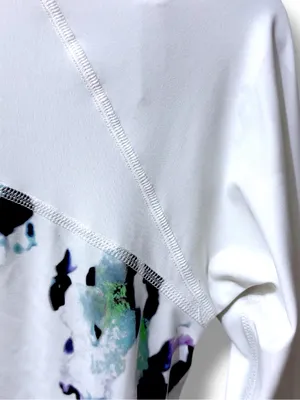 Calia | NWOT White Black Teal Abstract Print Long-Sleeve Athletic Top (size S) thumbnail 7