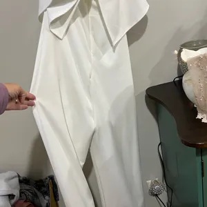 Lulu's White Sleeveless pantsuit thumbnail 5