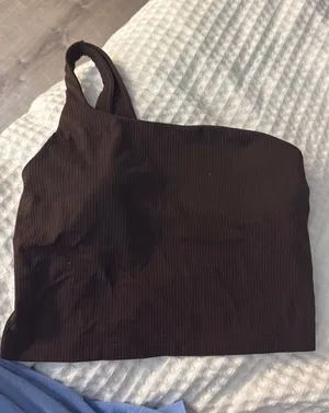 Lululemon Ribbed Nulu Asymmetrical Bra thumbnail 1