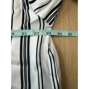 NWT Zara Women Striped Silky Button Down Shirt Long Sleeve Size Large 2498 thumbnail 6