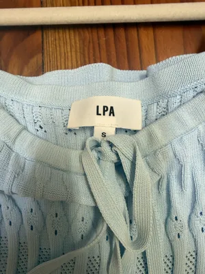 LPA baby blue knit dress thumbnail 5